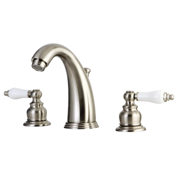 Widespread Bathroom Faucet, Brushed Nickel